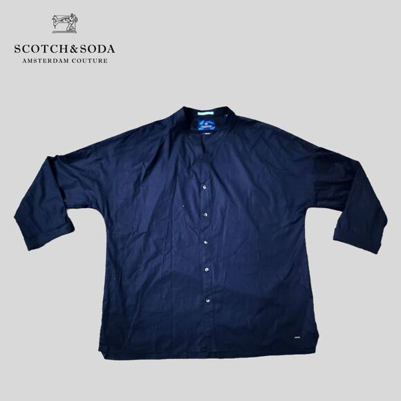 Scotch & Soda Other - Men's Scotch & Soda Round Collar Long Sleeve | Color: navy | Sz: XL